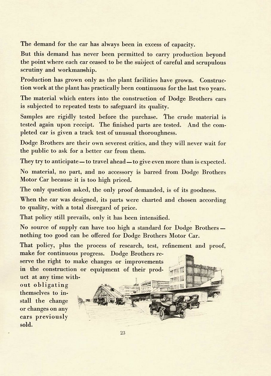 1920 Dodge Brothers Brochure Page 12